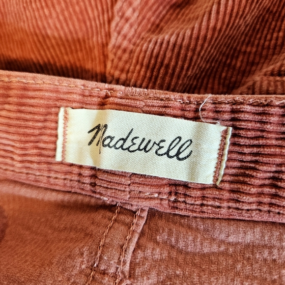 Madewell Corduroy Pants Womens Size 27 Slim Emmett Wide-Leg Cords - Picture 13 of 16